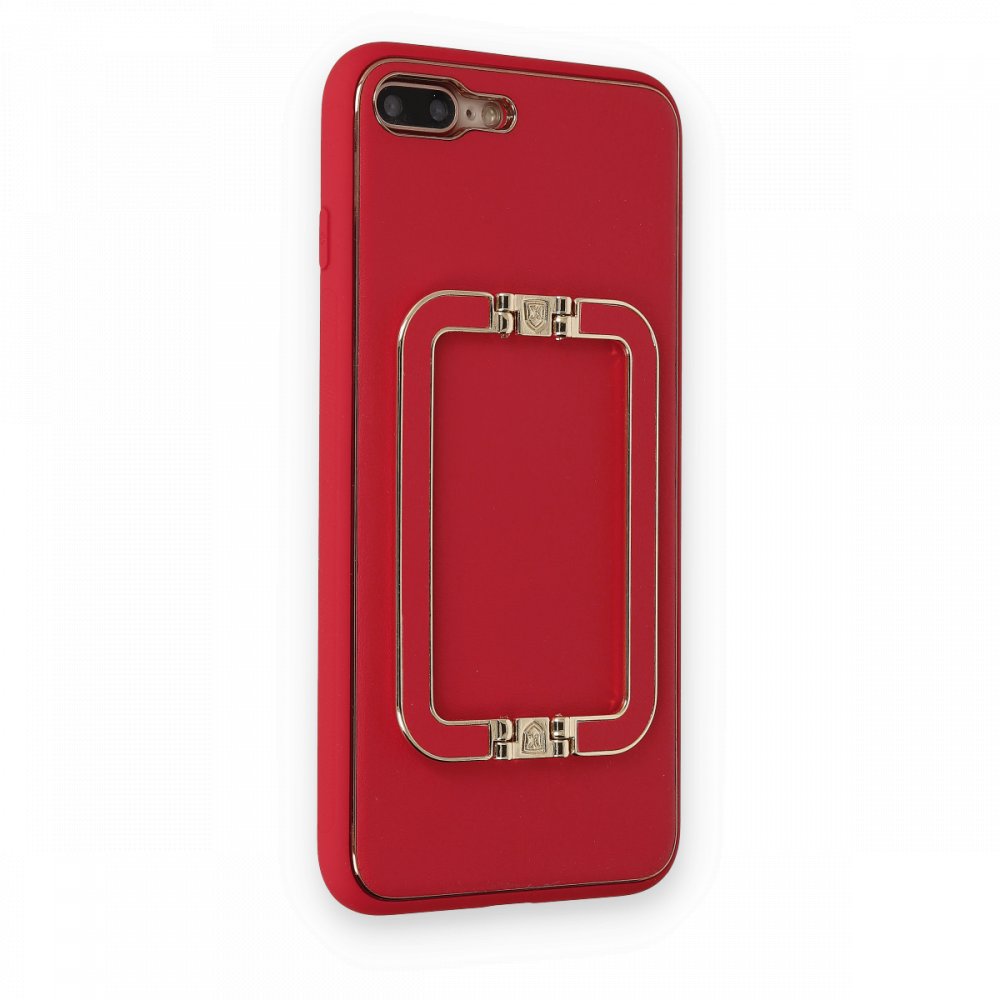 iPhone 8 Plus Kılıf Coco Elit Kapak - Kırmızı iPhone 8 Plus Kılıf Coco Elit Kapak - Kırmızı