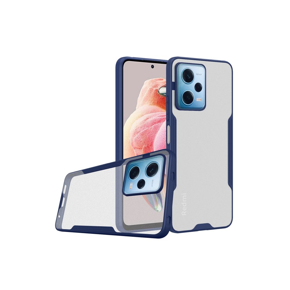 Redmi Note 12 5G Kılıf Platin Silikon - Lacivert