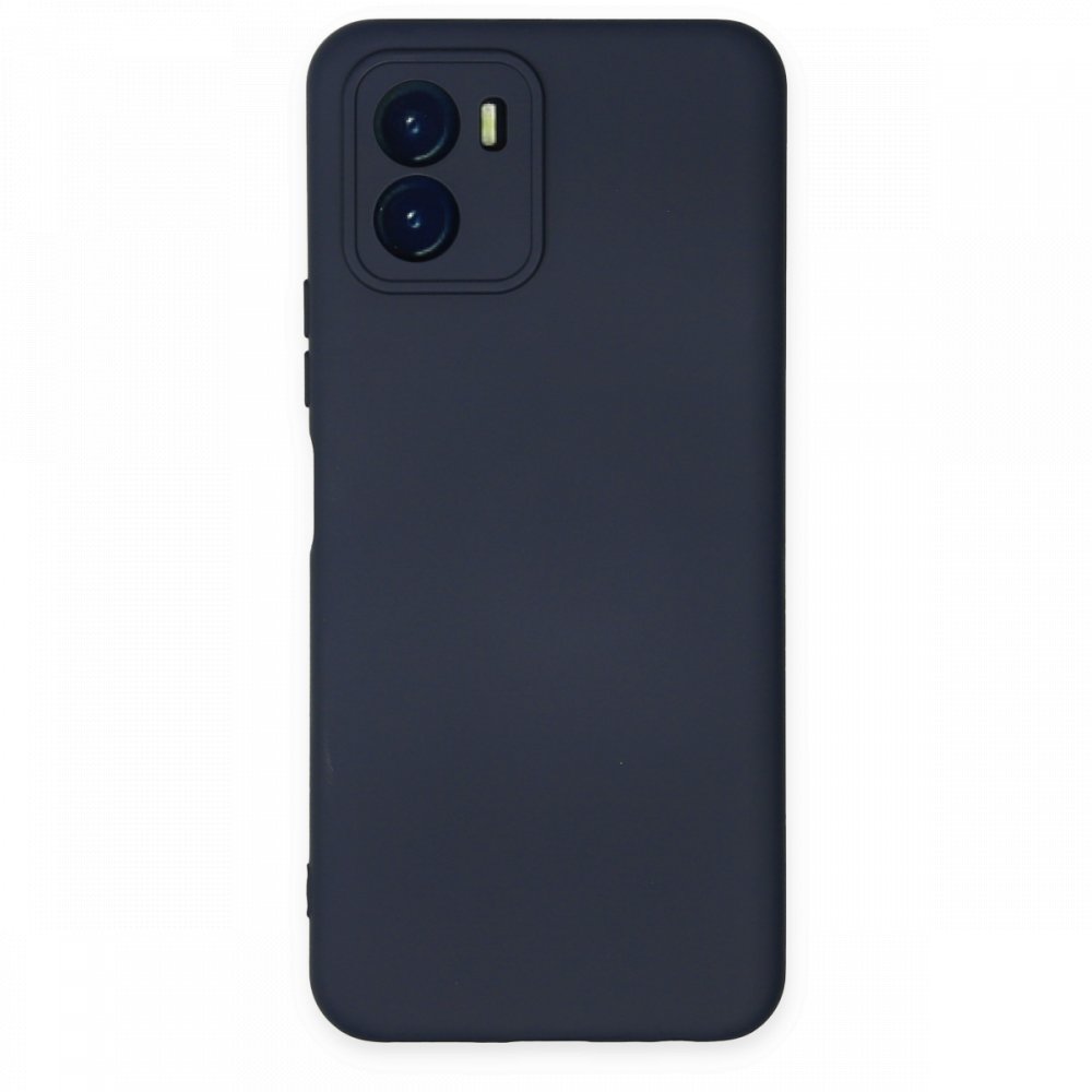  Vivo Y15S Kılıf Nano içi Kadife Silikon - Lacivert