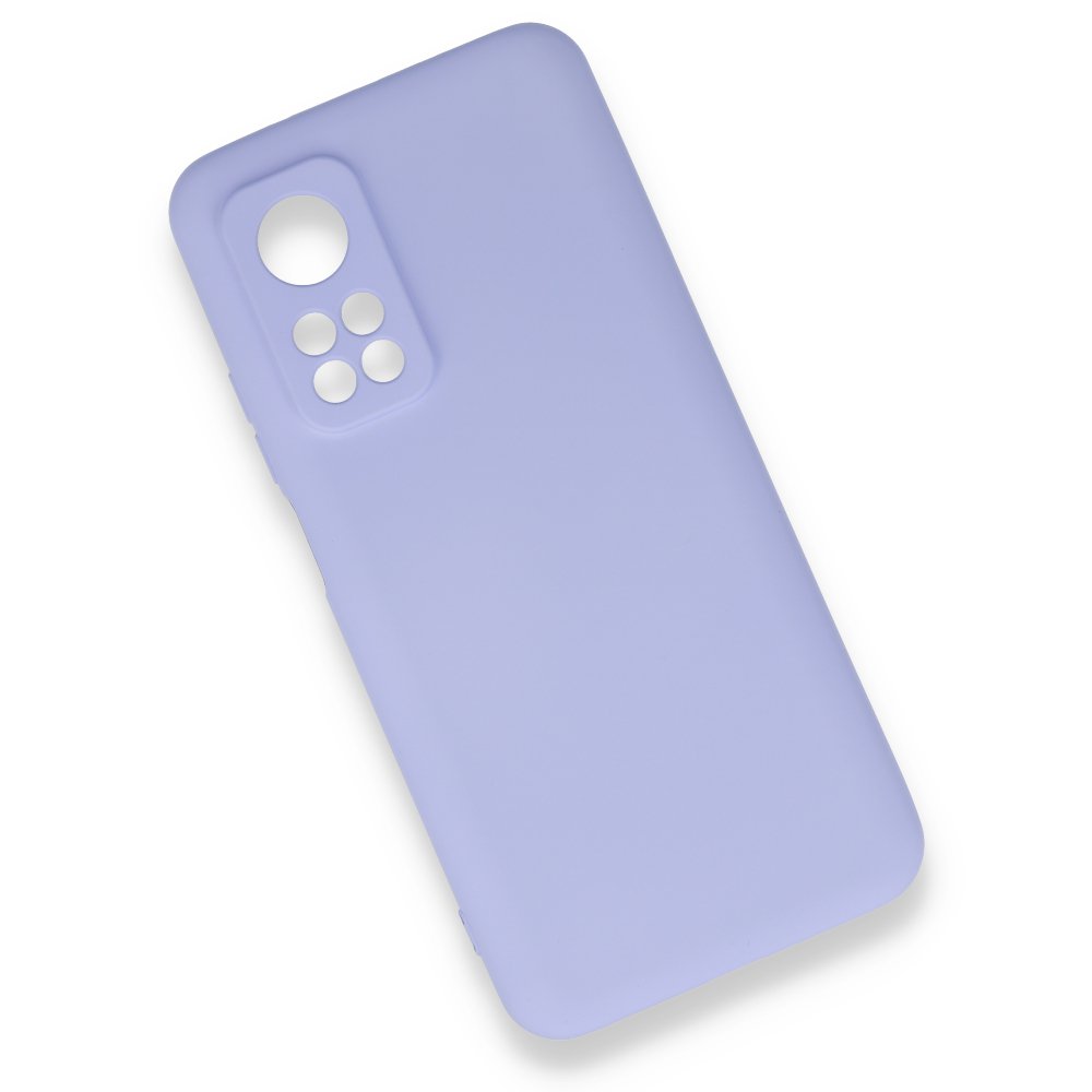  Xiaomi Mi 10T Pro Kılıf Nano içi Kadife Silikon - Lila