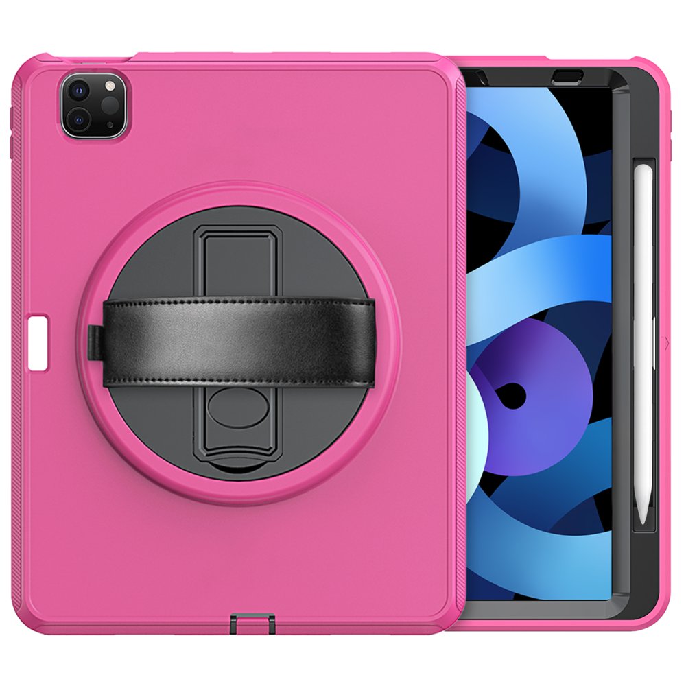  iPad Pro 11 (2021) Kılıf Hand Strap Tablet Kılıfı - Pembe