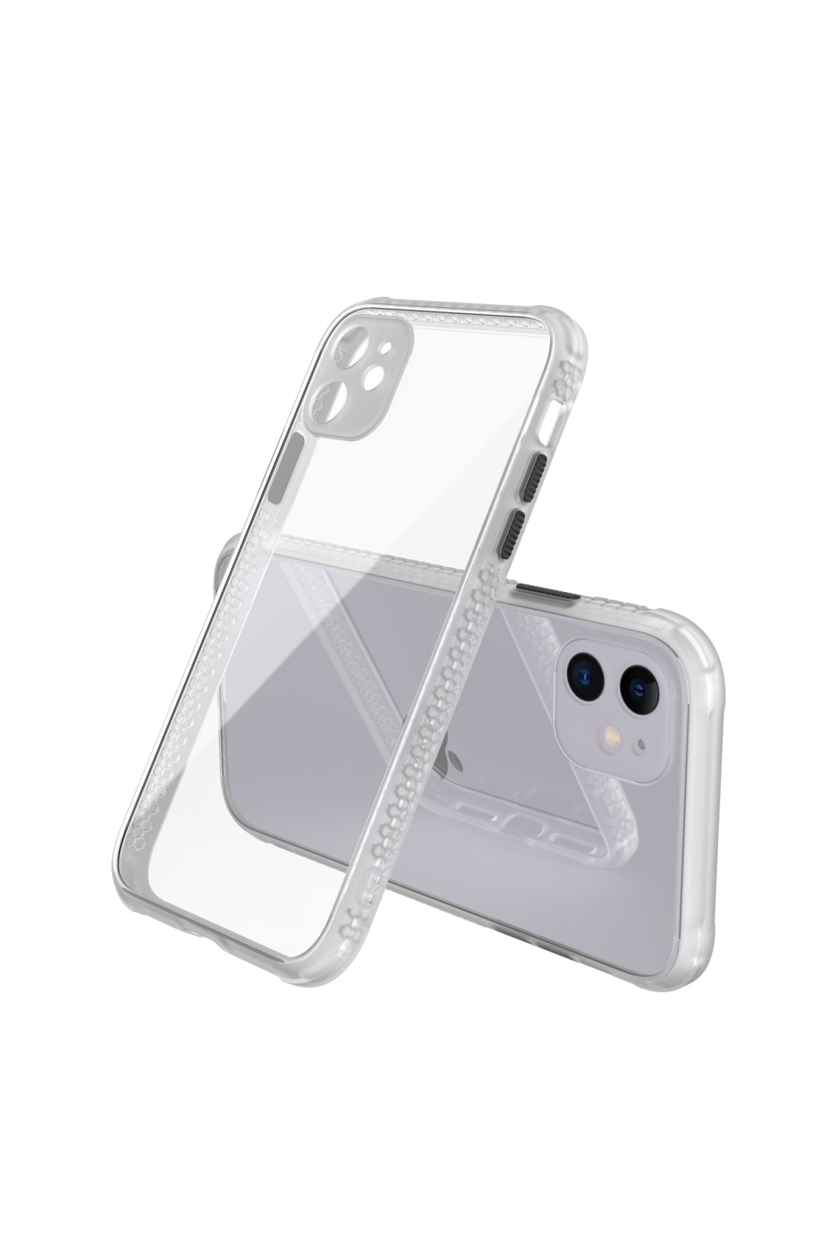 iPhone 12 Kılıf Miami Şeffaf Silikon - Şeffaf iPhone 12 Kılıf Miami Şeffaf Silikon - Şeffaf