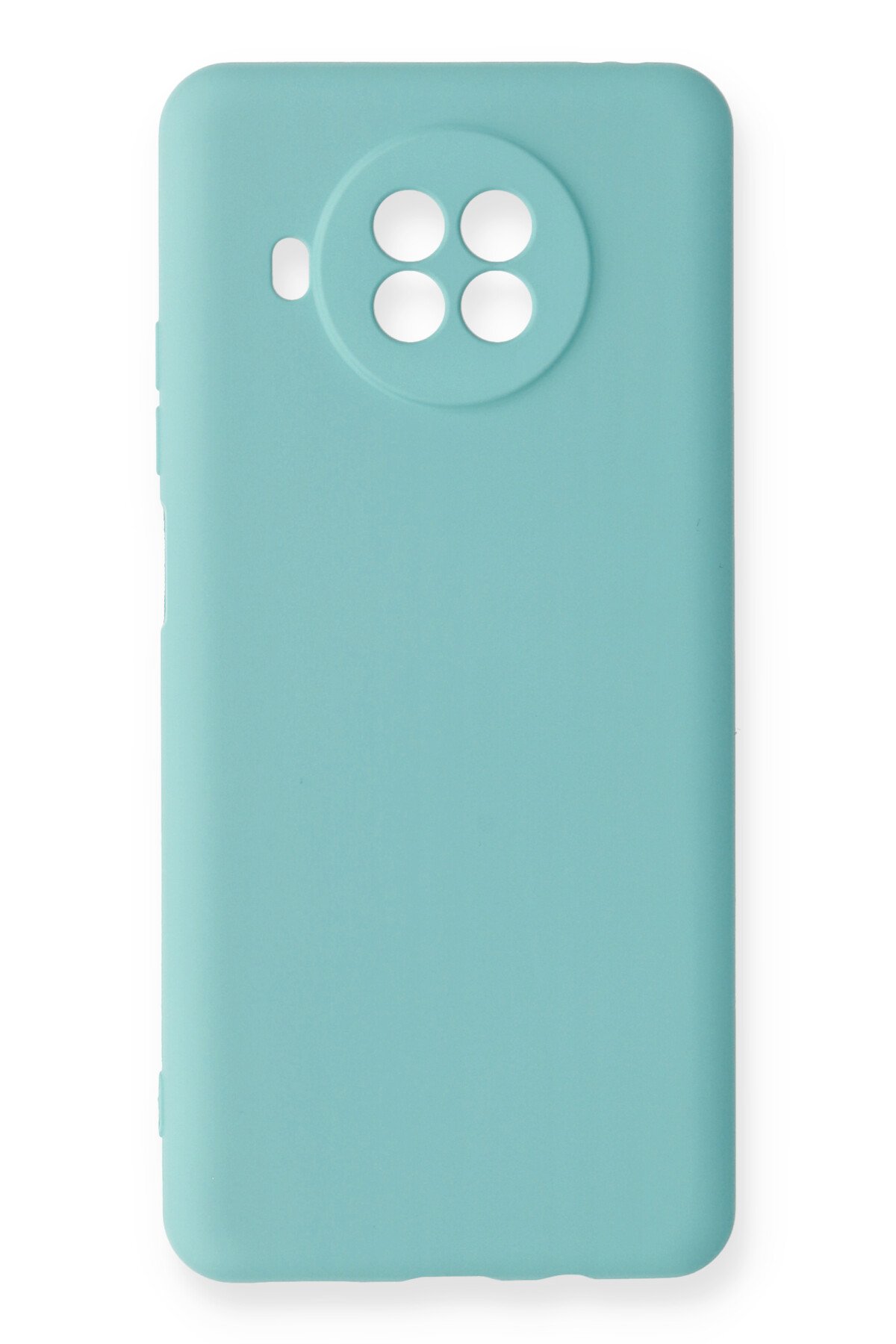 Redmi Note 9 Pro 5G Kılıf Nano içi Kadife Silikon - Turkuaz