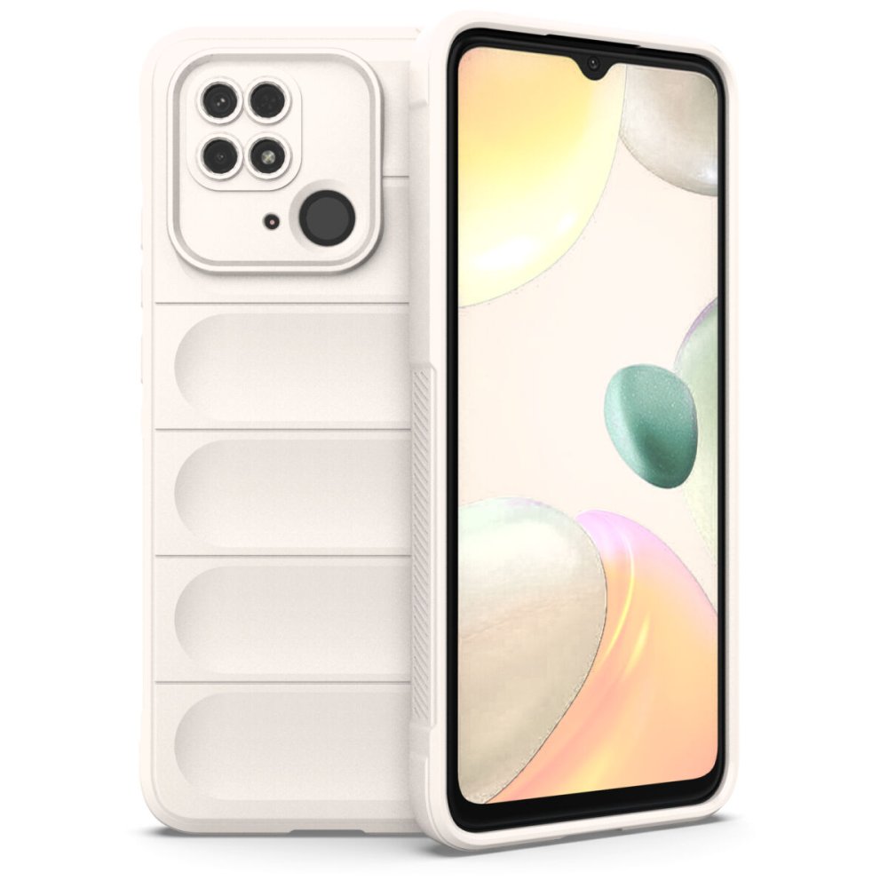 Xiaomi Poco C40 Kılıf Optimum Silikon - Krem Xiaomi Poco C40 Kılıf Optimum Silikon - Krem
