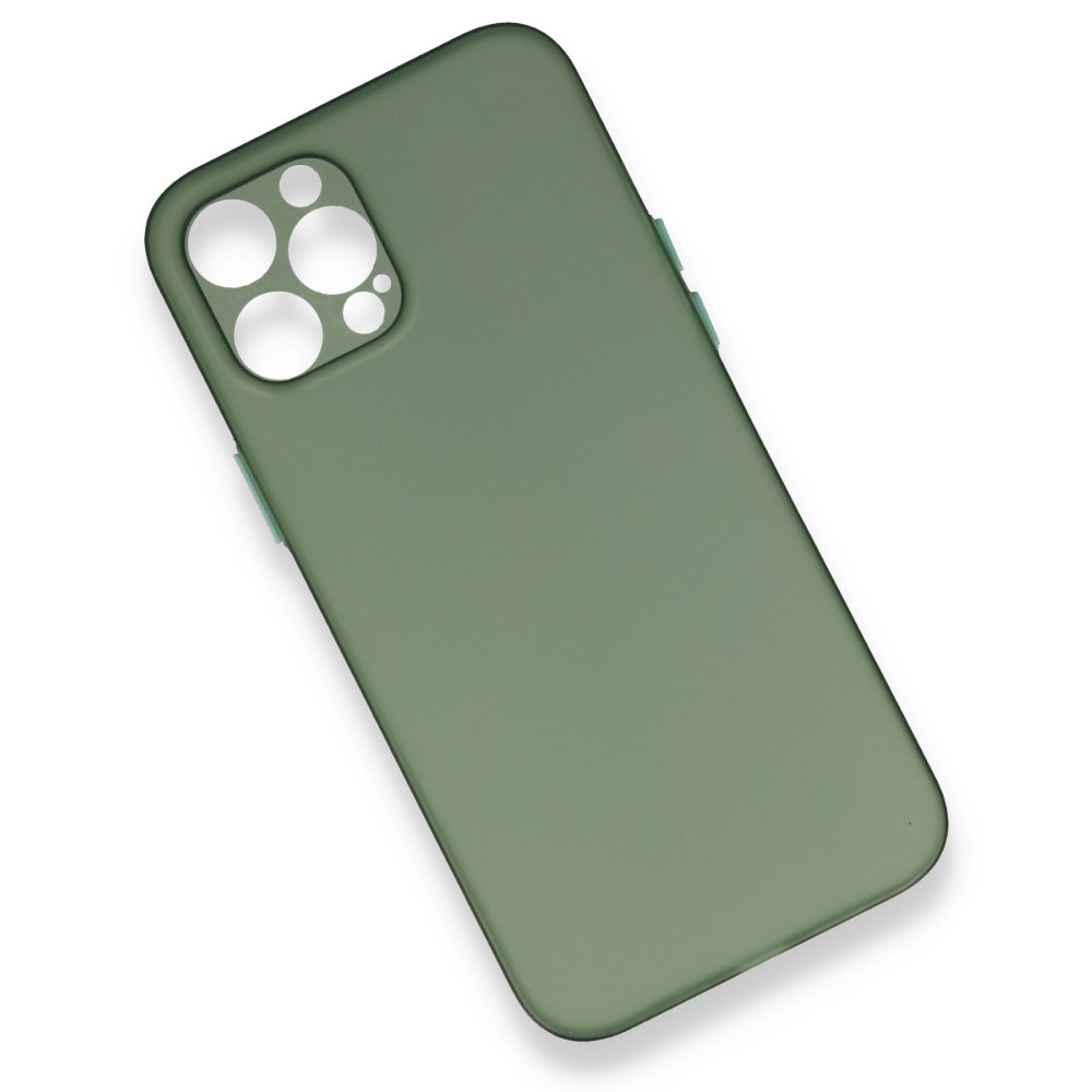  iPhone 12 Pro Kılıf PP Ultra İnce Kapak - Yeşil