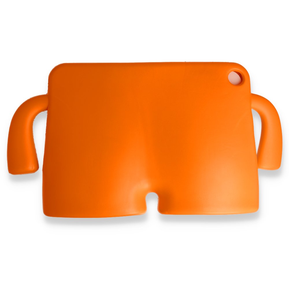  iPad Mini 3 Kılıf Karakter Tablet Silikon - Turuncu