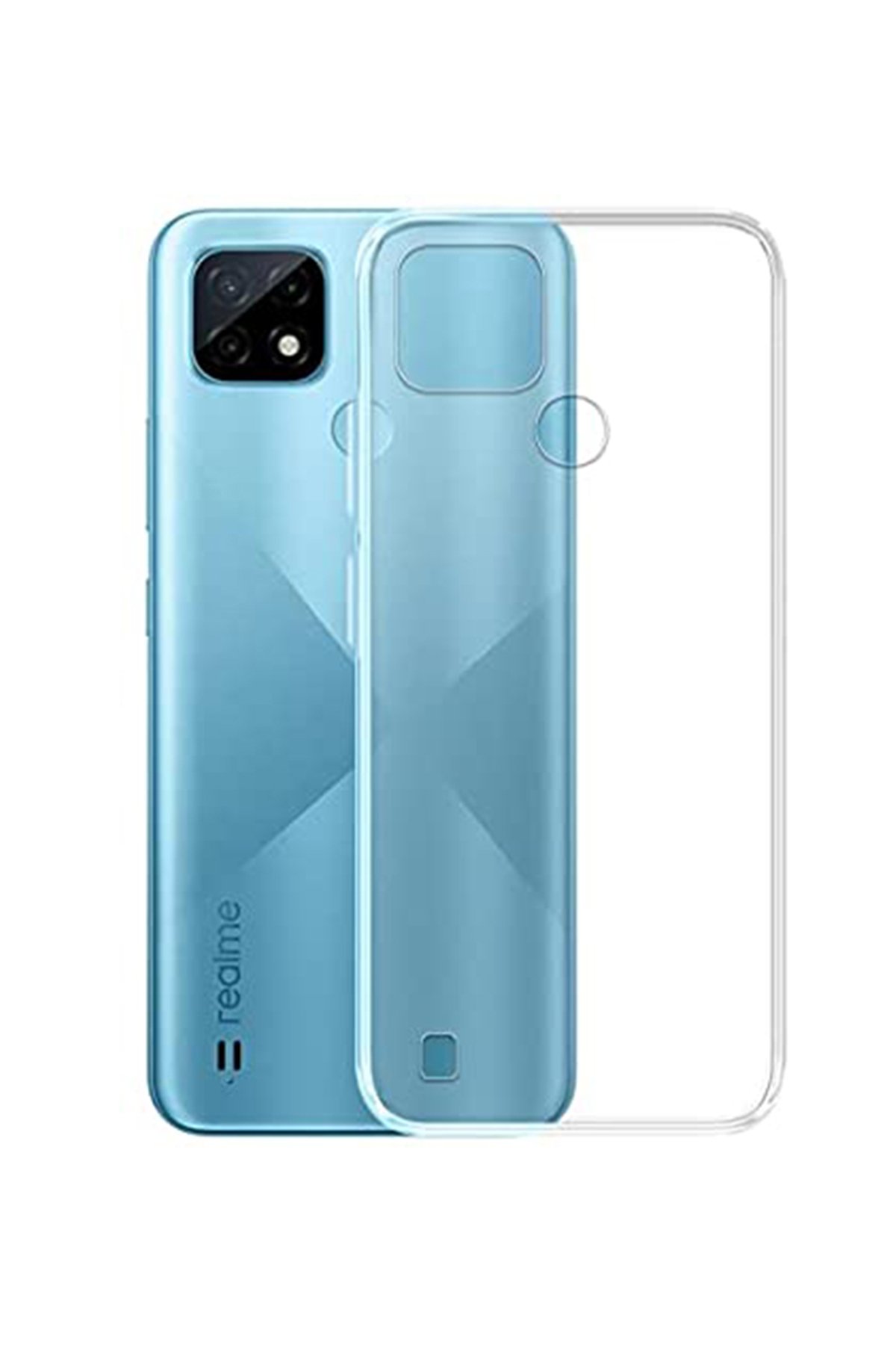  Realme C25s Kılıf Lüx Şeffaf Silikon