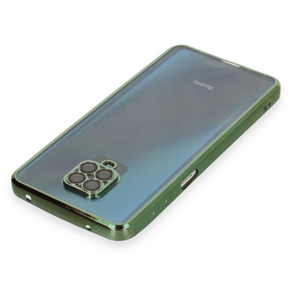 Redmi Note 9S Kılıf Razer Lensli Silikon - Yeşil