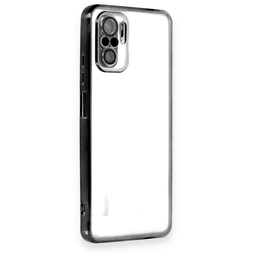 Xiaomi Poco M5s Kılıf Razer Lensli Silikon - Siyah  Xiaomi Poco M5s Kılıf Razer Lensli Silikon - Siyah