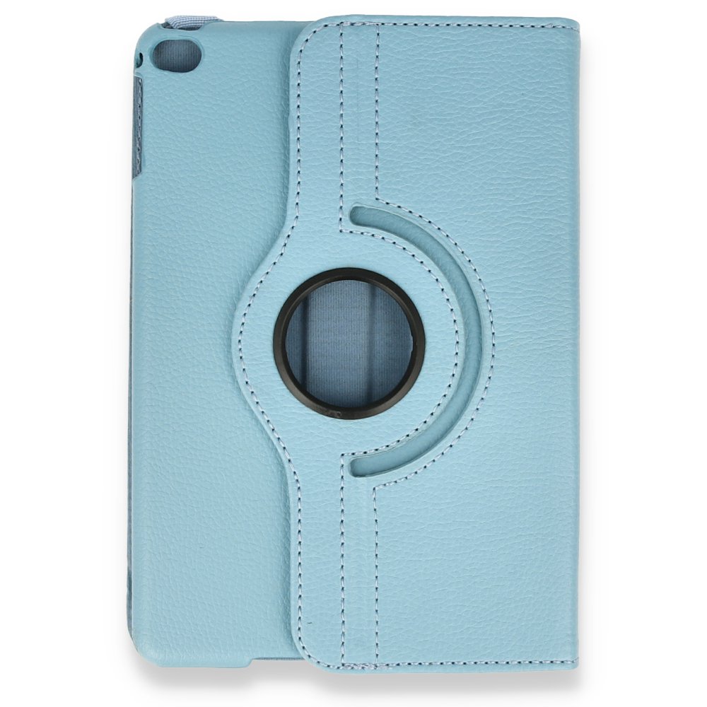 iPad Mini 5 Kılıf 360 Tablet Deri Kılıf - Turkuaz iPad Mini 5 Kılıf 360 Tablet Deri Kılıf - Turkuaz