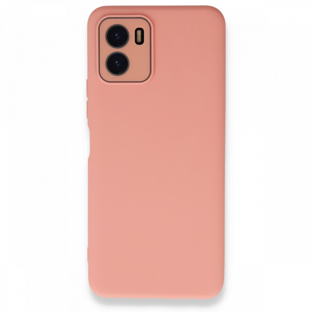 Vivo Y15S Kılıf Lansman Glass Kapak - Pembe