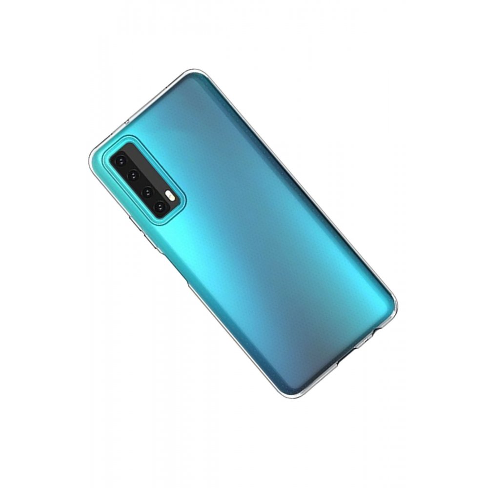 Huawei P Smart 2021 Kılıf Lüx Şeffaf Silikon - Şeffaf  Huawei P Smart 2021 Kılıf Lüx Şeffaf Silikon - Şeffaf