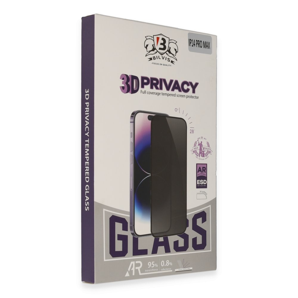  iPhone 13 Pro Bilvis 3D Hayalet Cam Ekran Koruyucu