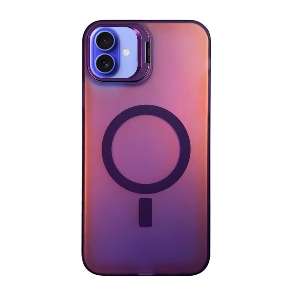 iPhone 16 Plus Kılıf Primera Magsafe Standlı Kapak - Derin Mor  iPhone 16 Plus Kılıf Primera Magsafe Standlı Kapak - Derin Mor