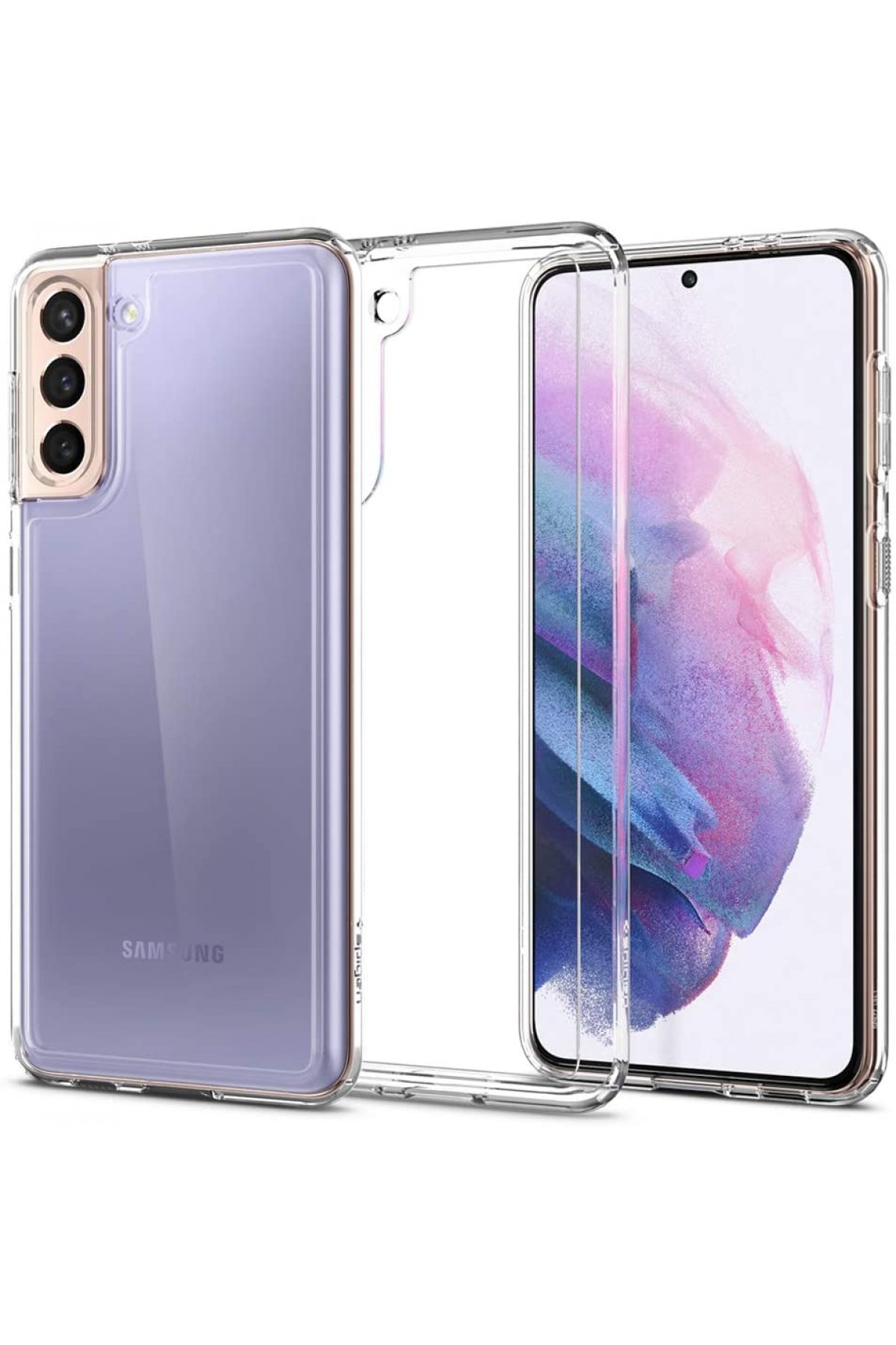  Samsung Galaxy S21 Kılıf Lüx Şeffaf Silikon