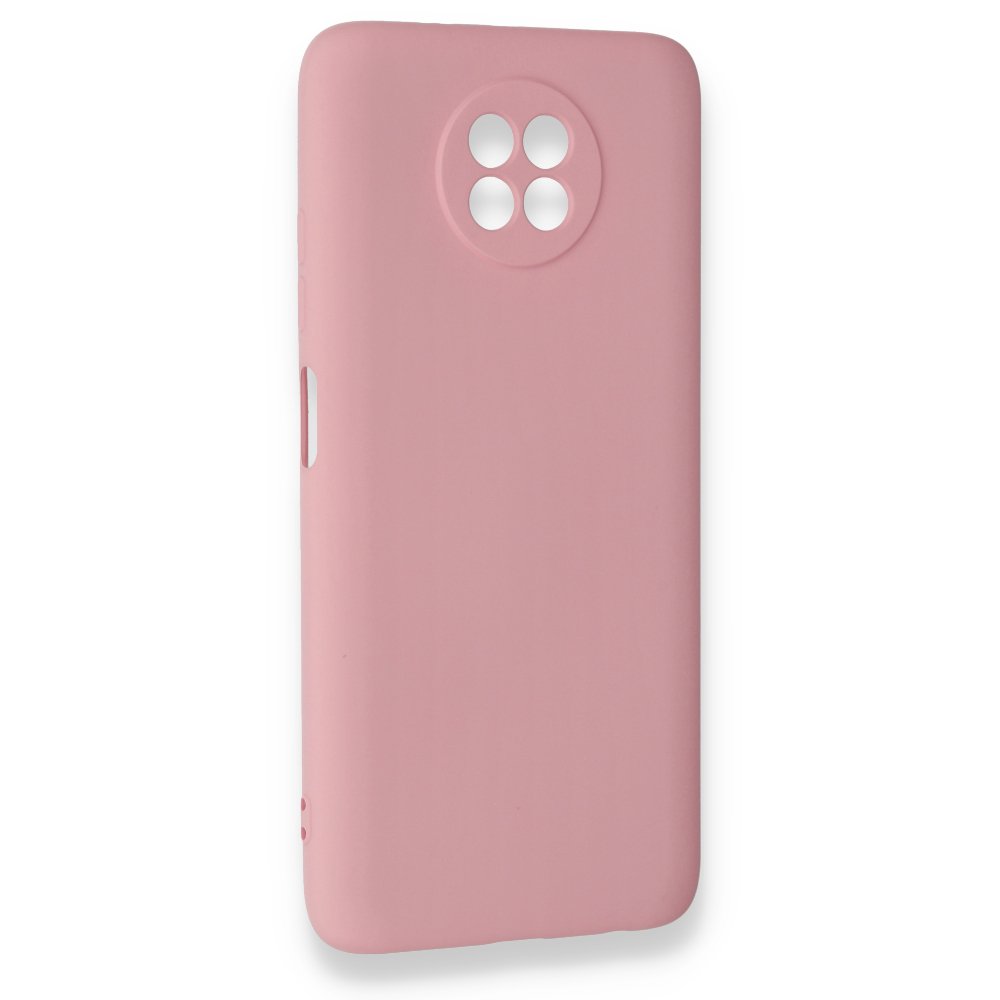 Redmi Note 9 5G Kılıf Nano içi Kadife Silikon - Pembe Redmi Note 9 5G Kılıf Nano içi Kadife Silikon - Pembe