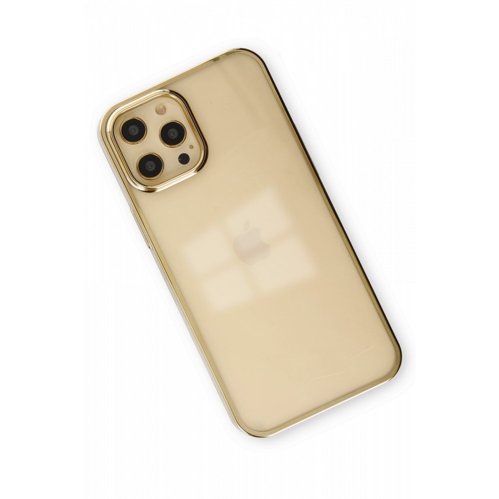  iPhone 12 Pro Max Kılıf Element Silikon - Gold