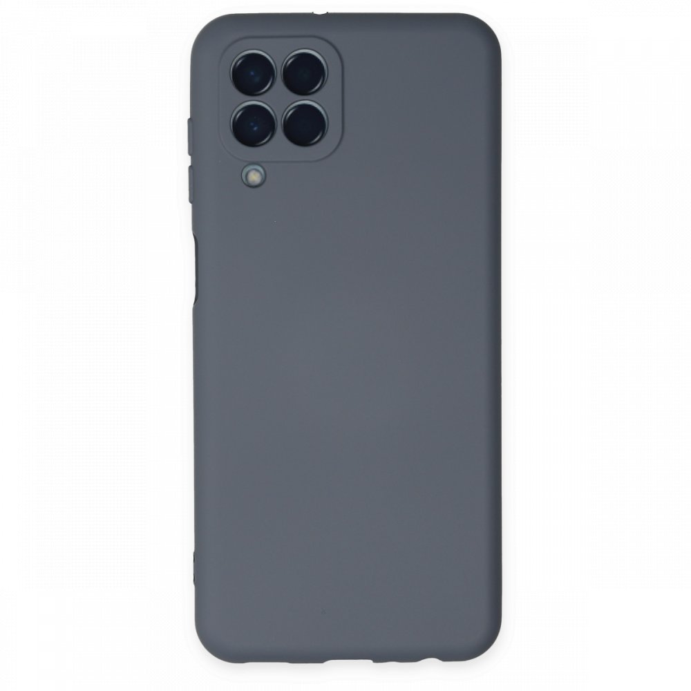  Samsung Galaxy M33 Kılıf Nano içi Kadife Silikon - Gri