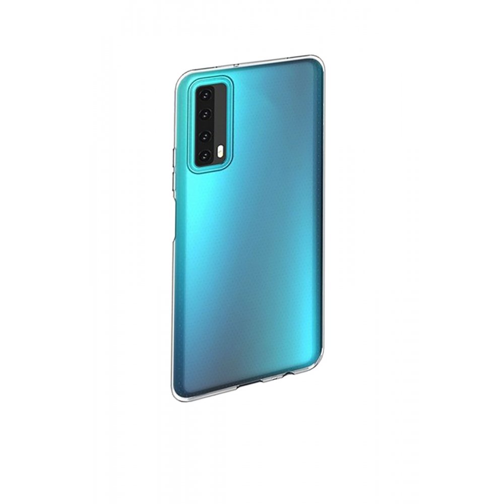 Huawei P Smart 2021 Kılıf Lüx Şeffaf Silikon - Şeffaf  Huawei P Smart 2021 Kılıf Lüx Şeffaf Silikon - Şeffaf