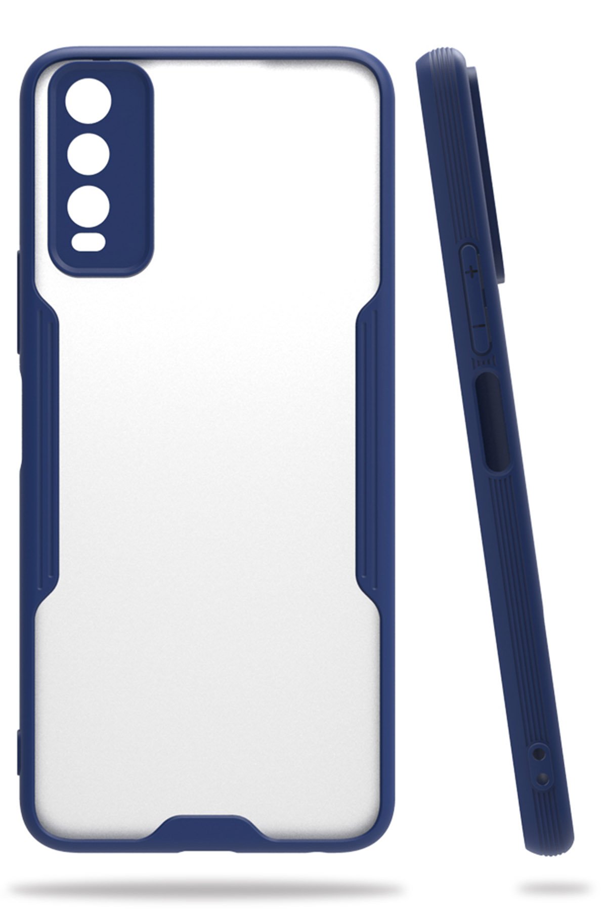  Vivo Y11S Kılıf Platin Silikon - Lacivert