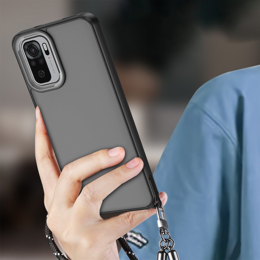 Redmi Note 10 Pro Kılıf Elegant Kapak - Titan Gri