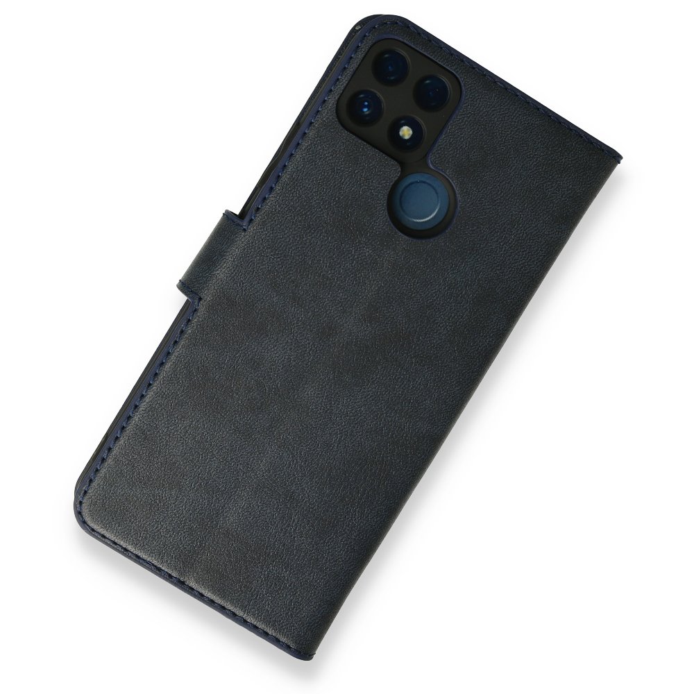  Realme C25s Kılıf Trend S Plus Kapaklı Kılıf - Lacivert