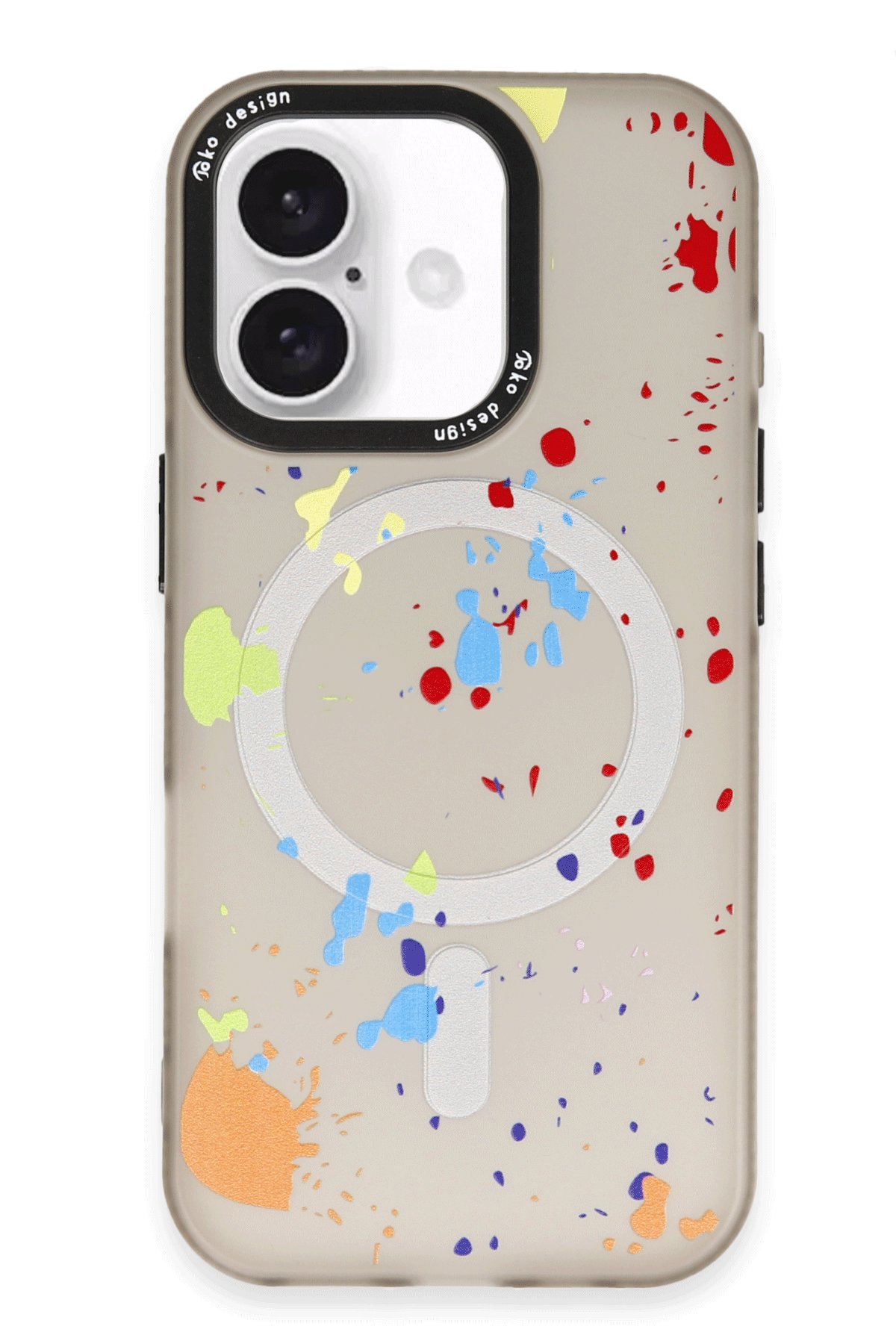Joko iPhone 16 Colorful Magsafe Kapak - Titan Gri