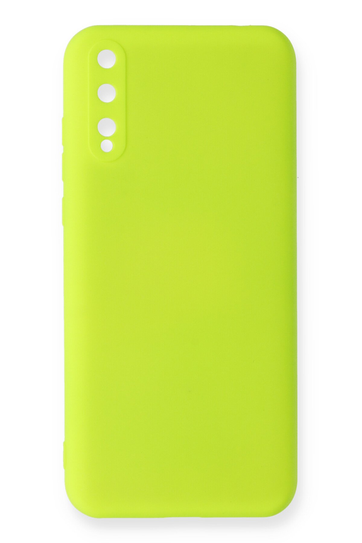 Huawei P Smart S Kılıf Nano içi Kadife Silikon - Sarı Huawei P Smart S Kılıf Nano içi Kadife Silikon - Sarı