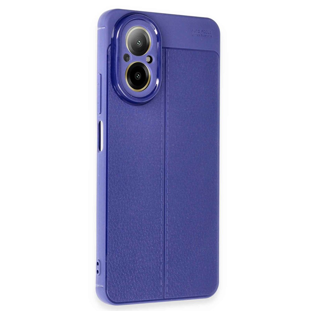 Realme 12 Lite Kılıf Auto Focus Kapak - Lacivert  Realme 12 Lite Kılıf Auto Focus Kapak - Lacivert