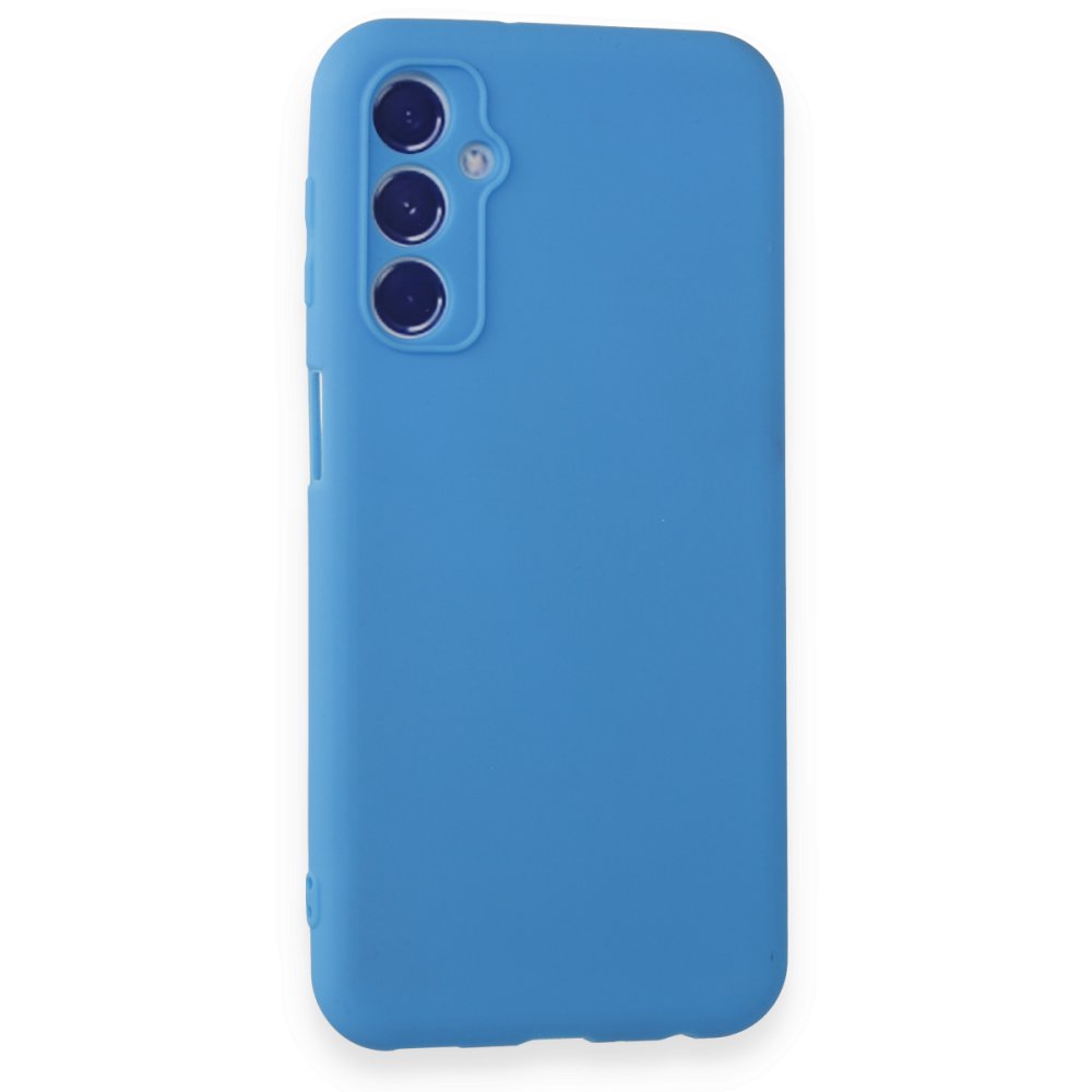  Samsung Galaxy M34 5G Kılıf First Silikon - Mavi