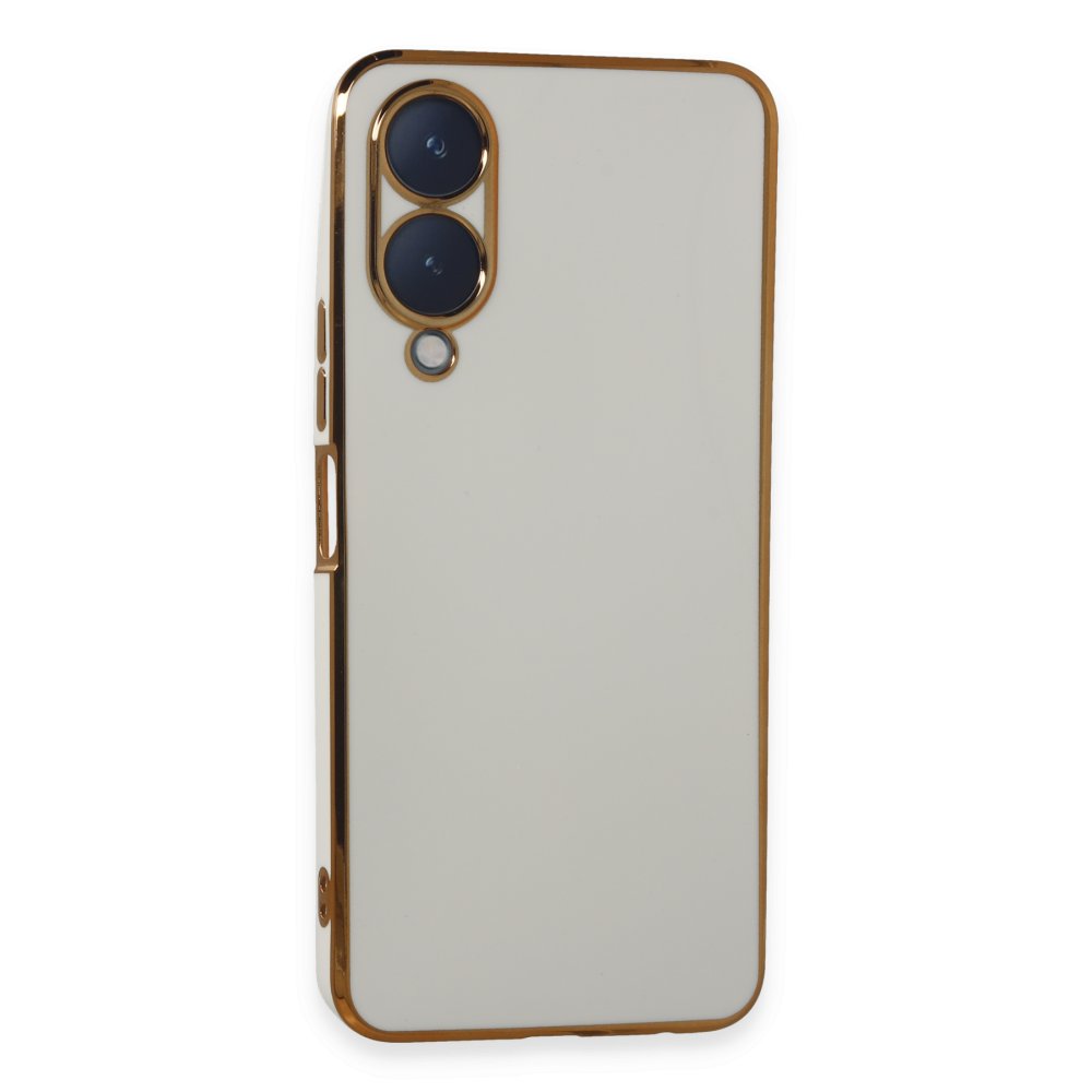 Vivo Y17S Kılıf Volet Silikon - Beyaz Vivo Y17S Kılıf Volet Silikon - Beyaz