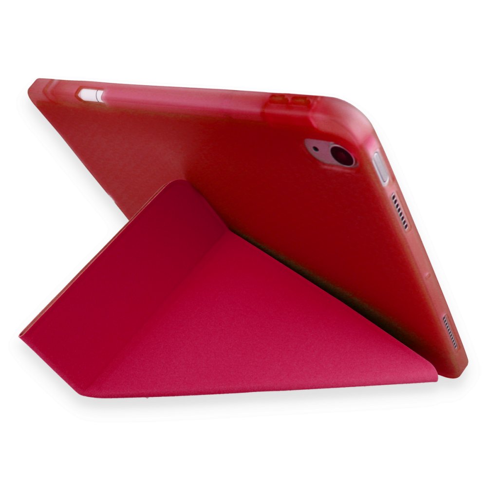  Huawei MatePad 11.5 Kılıf Kalemlikli Mars Tablet Kılıfı - Kırmızı