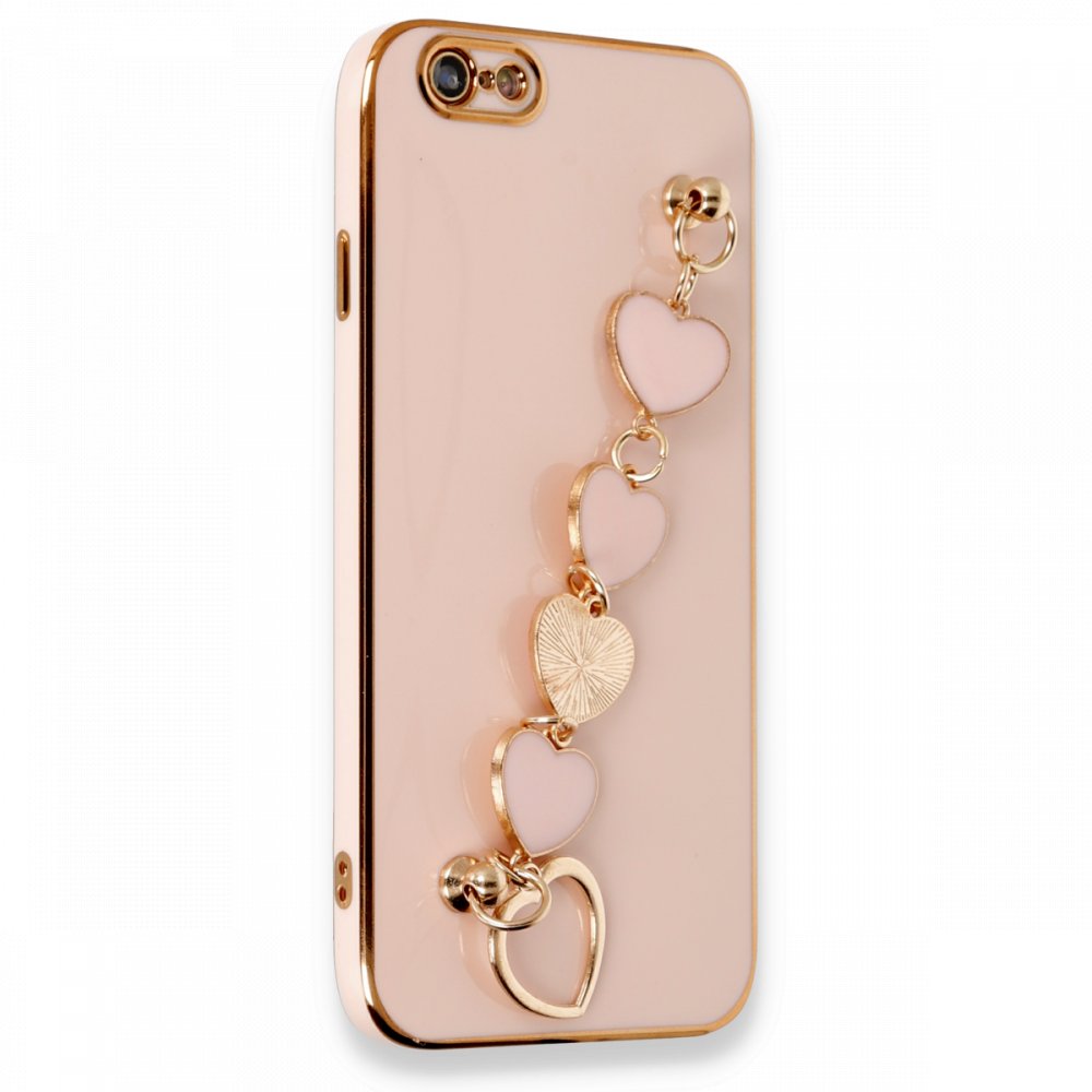 iPhone 6 Kılıf Esila Silikon - Pudra iPhone 6 Kılıf Esila Silikon - Pudra