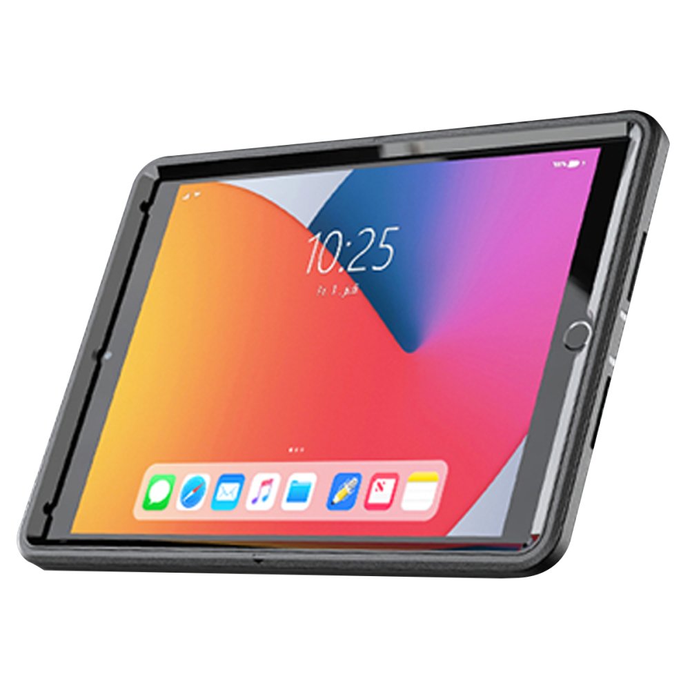  iPad 10.2 (8.nesil) Kılıf Hand Strap Tablet Kılıfı - Siyah