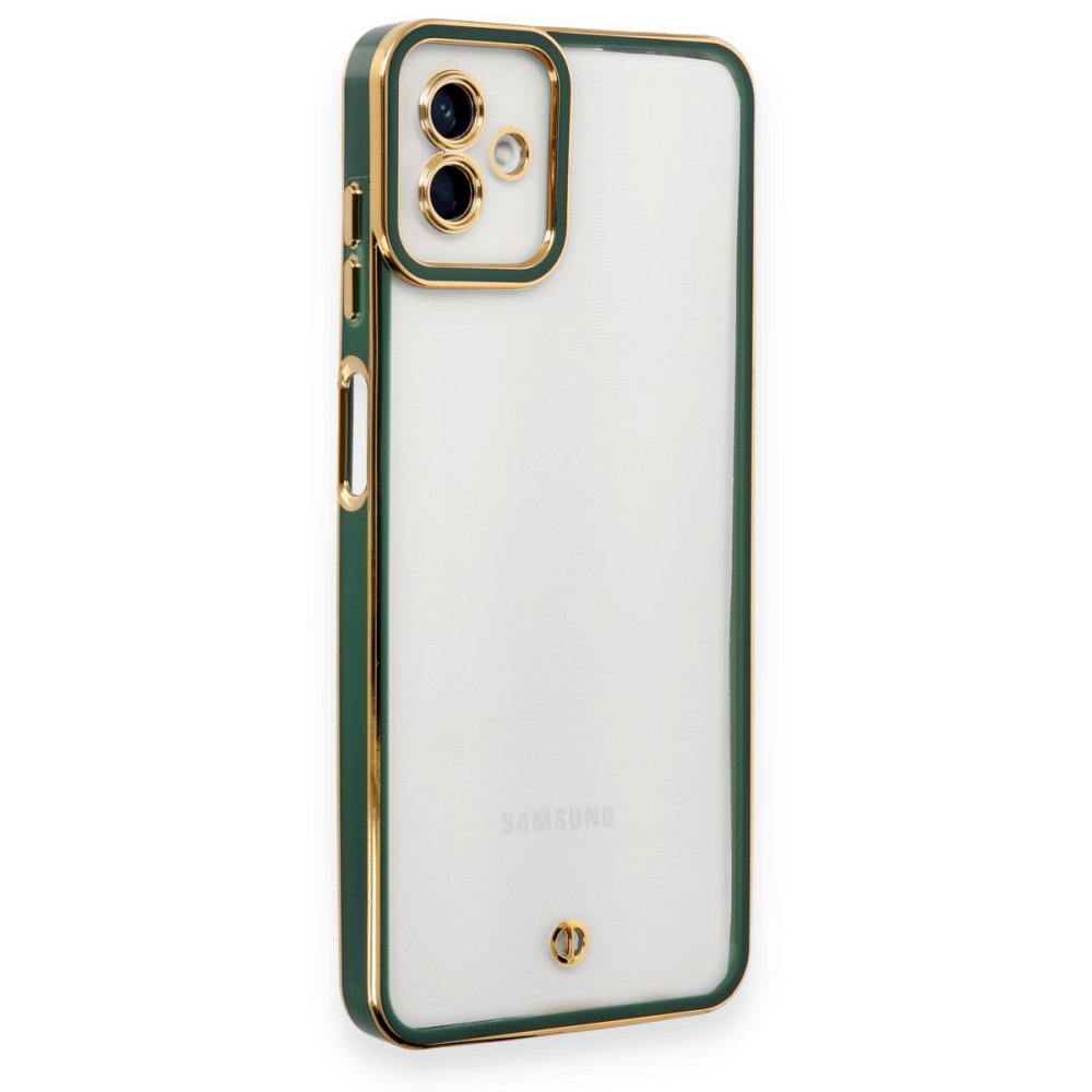 Samsung Galaxy A04 Kılıf Liva Lens Silikon - Yeşil