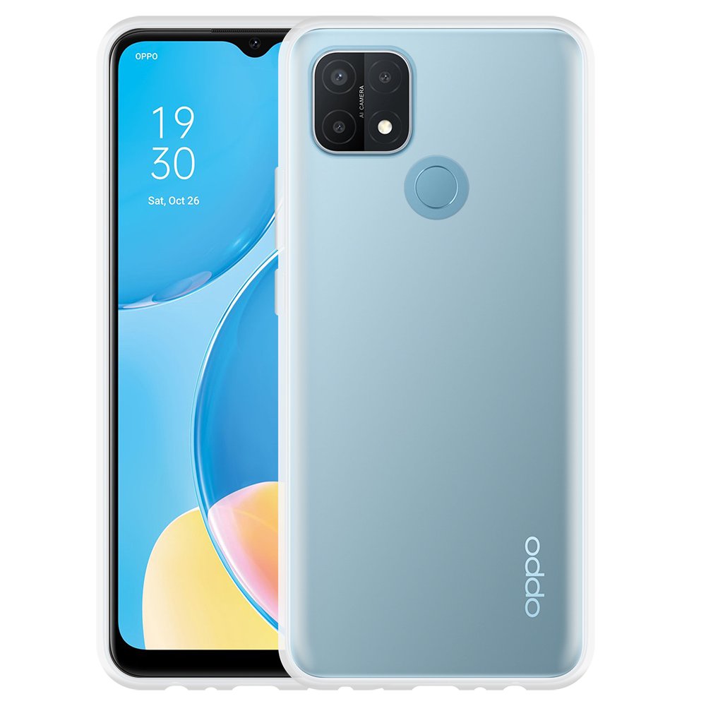  Oppo A15S Kılıf Deluxe 2mm Şeffaf Silikon