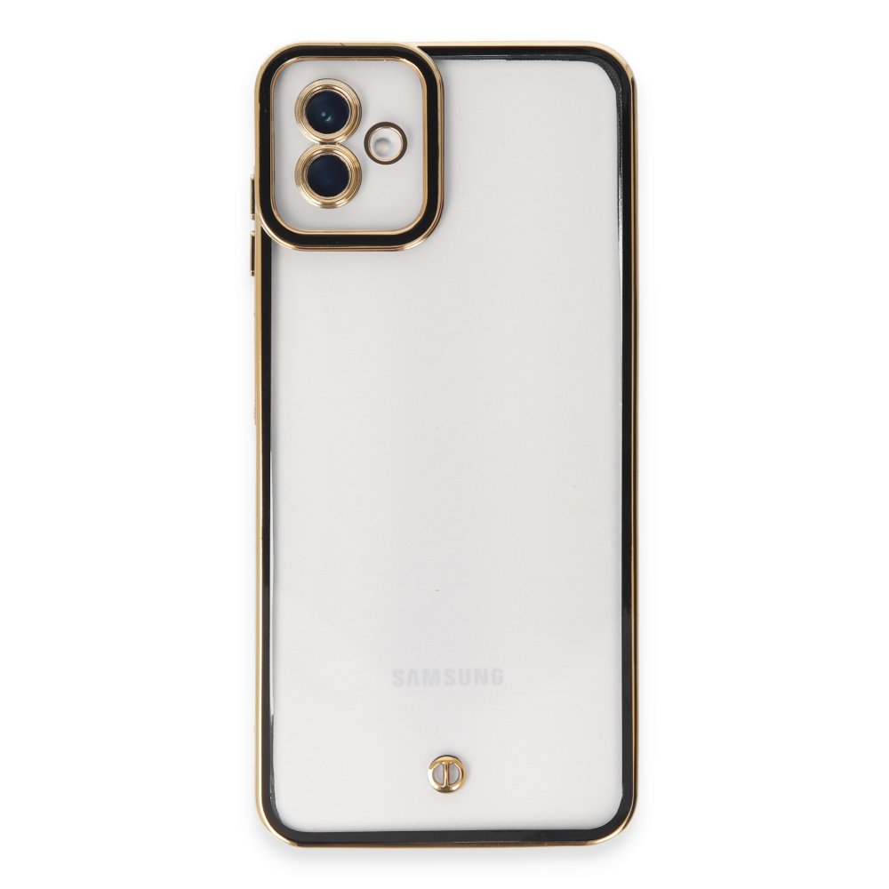  Samsung Galaxy A04 Kılıf Liva Lens Silikon - Siyah