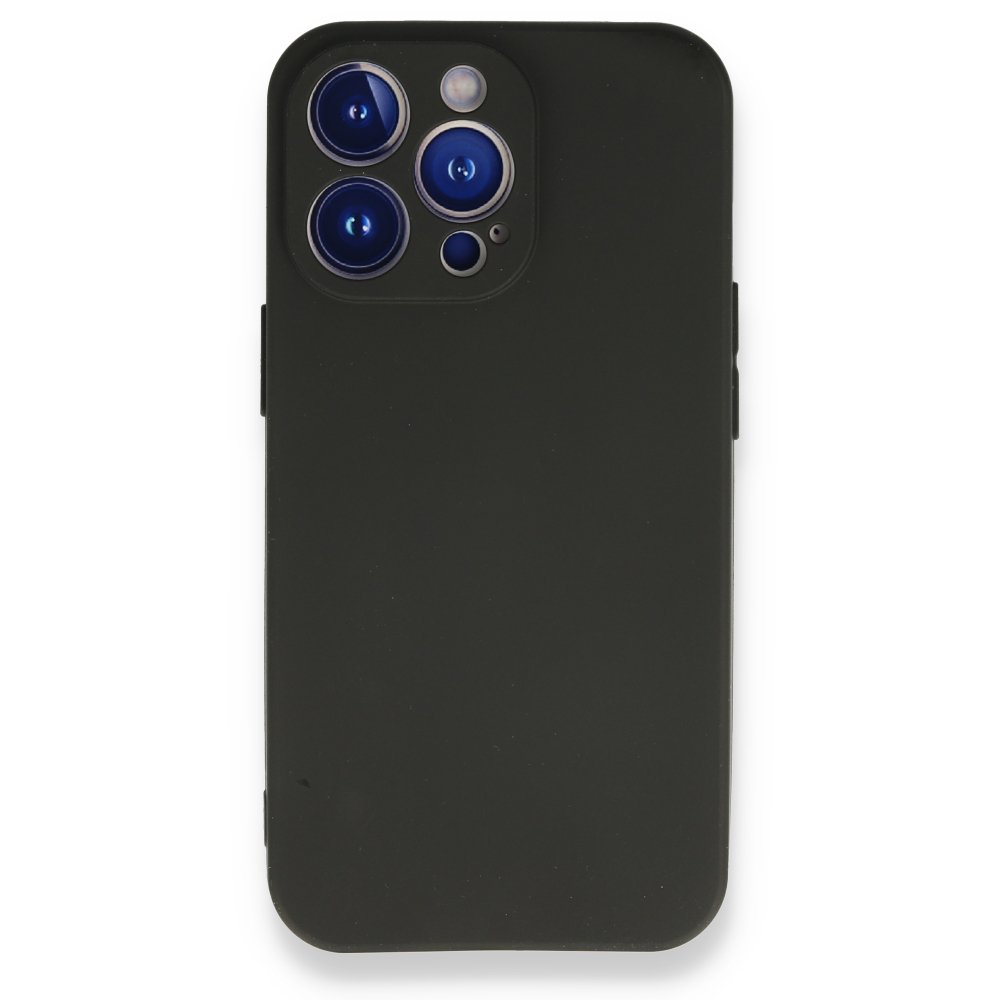 iPhone 14 Pro Max Kılıf First Silikon - Siyah  iPhone 14 Pro Max Kılıf First Silikon - Siyah