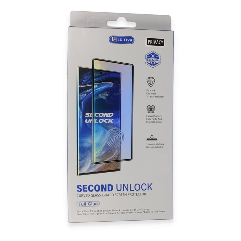  Samsung Galaxy S24 Ultra Durable Full Glue Curved Hayalet Cam