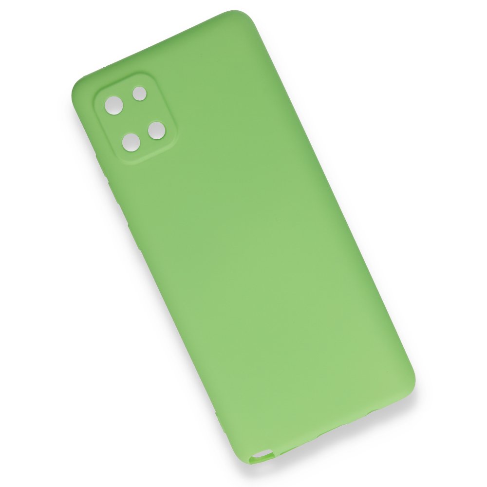  Samsung Galaxy A81 / Note 10 Lite Kılıf First Silikon - Yeşil