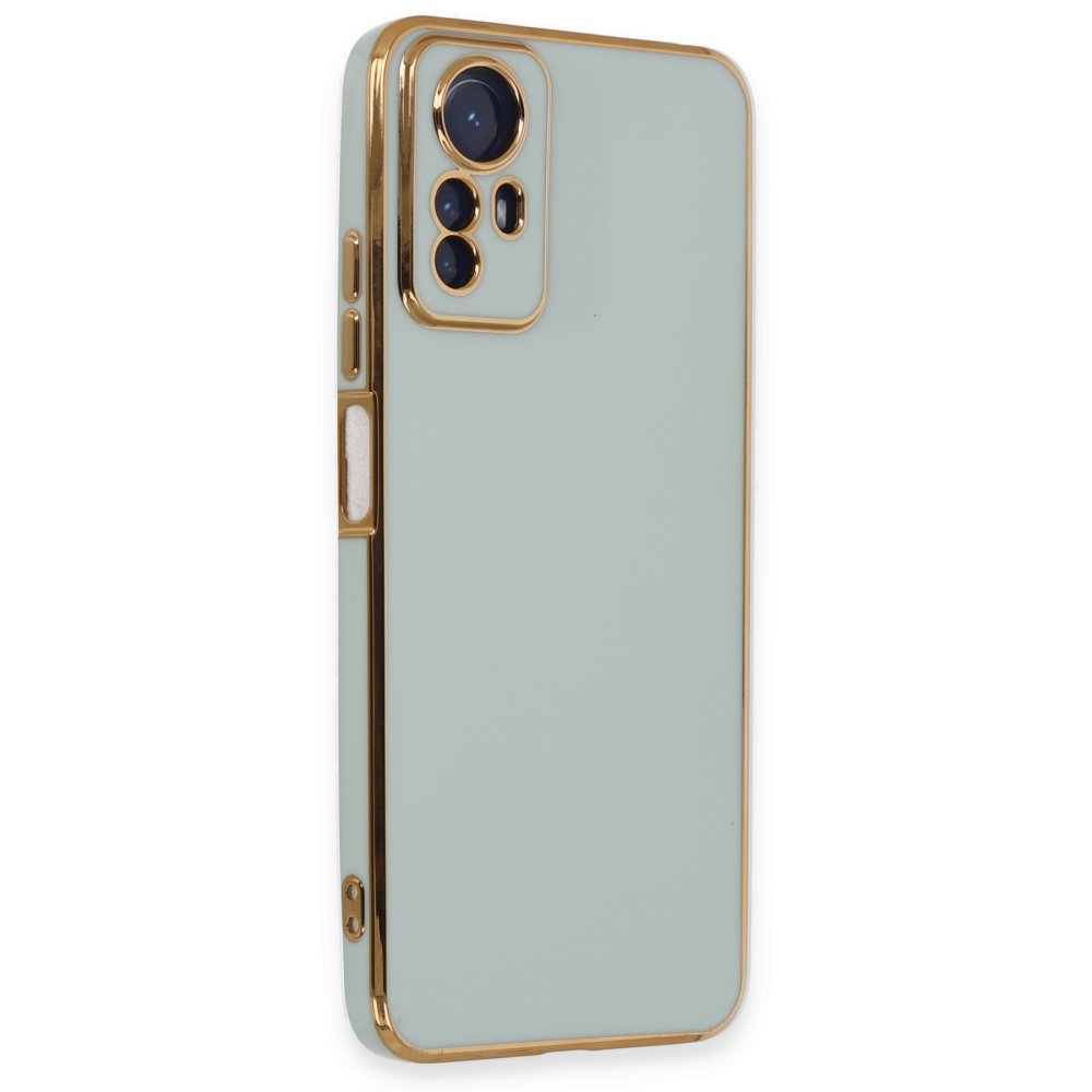 Redmi Note 12S Kılıf Volet Silikon - Açık Yeşil