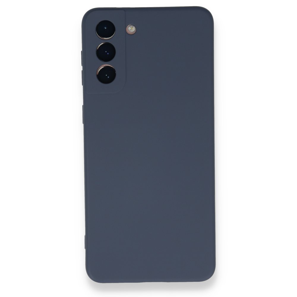  Samsung Galaxy S21 Plus Kılıf Nano içi Kadife Silikon - Gri