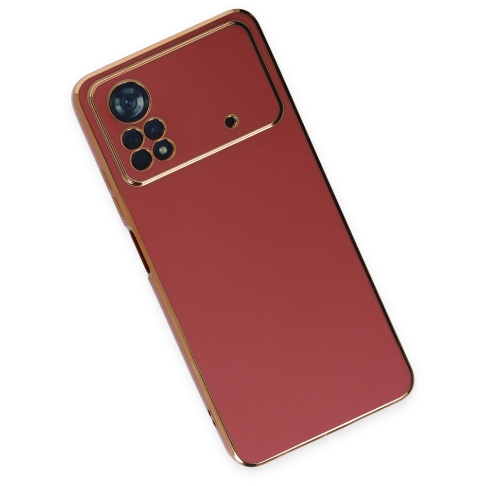  Xiaomi Poco X4 Pro 5G Kılıf Volet Silikon - Kırmızı