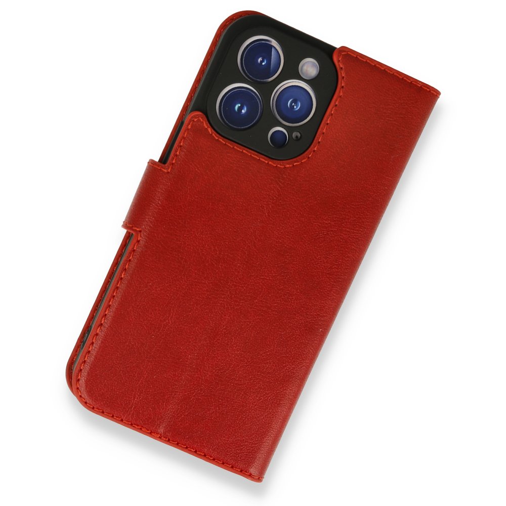 iPhone 13 Pro Kılıf Trend S Plus Kapaklı Kılıf - Kırmızı iPhone 13 Pro Kılıf Trend S Plus Kapaklı Kılıf - Kırmızı