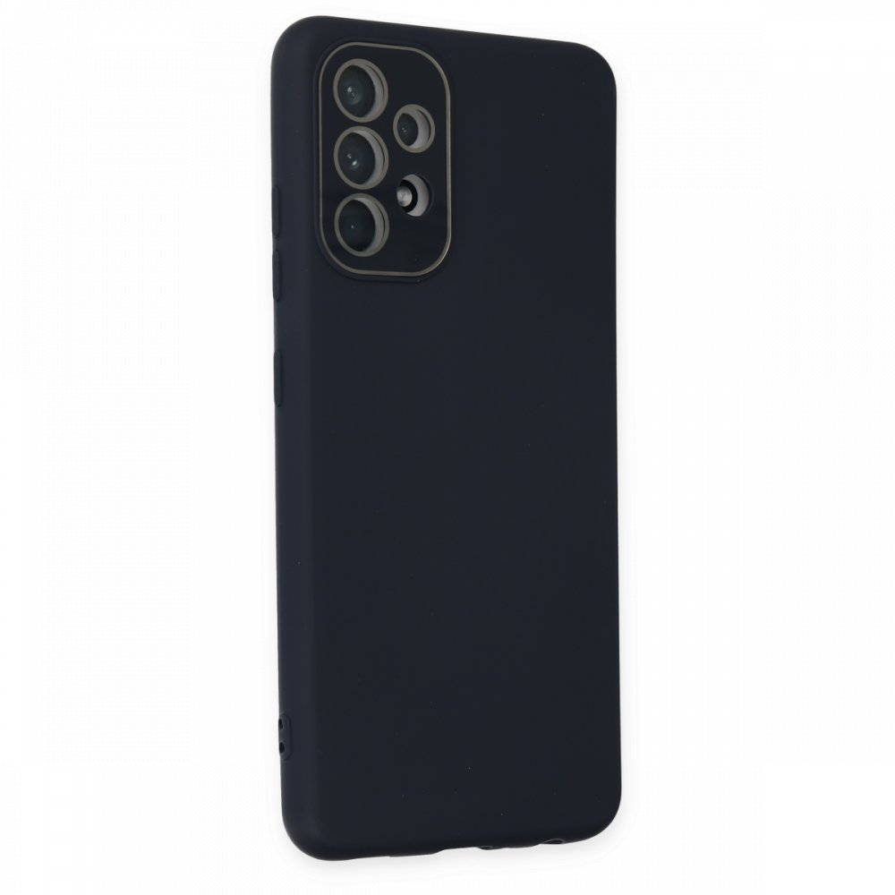  Samsung Galaxy A73 5G Kılıf Lansman Glass Kapak - Lacivert