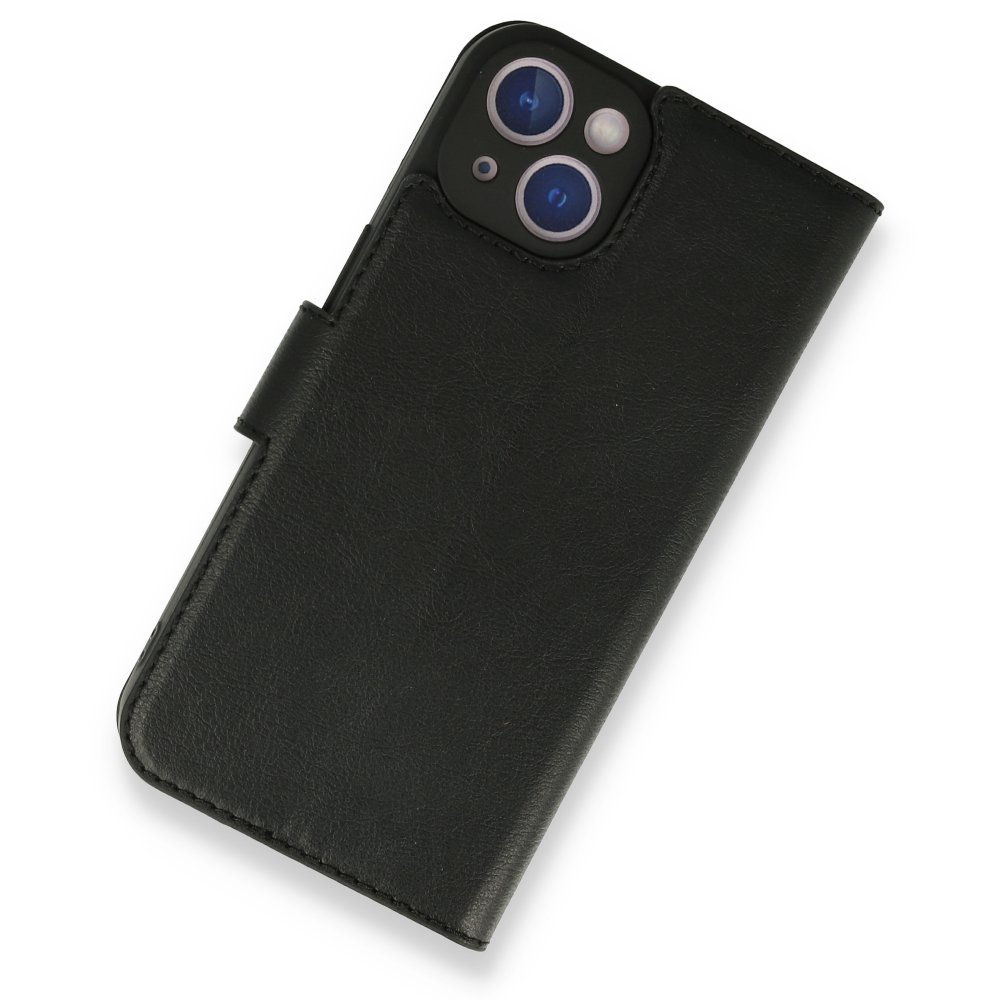 iPhone 14 Kılıf Trend S Plus Kapaklı Kılıf - Siyah iPhone 14 Kılıf Trend S Plus Kapaklı Kılıf - Siyah