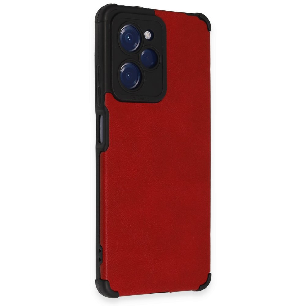 Redmi Note 12 Pro 5G Kılıf Loop Deri Silikon - Kırmızı Redmi Note 12 Pro 5G Kılıf Loop Deri Silikon - Kırmızı