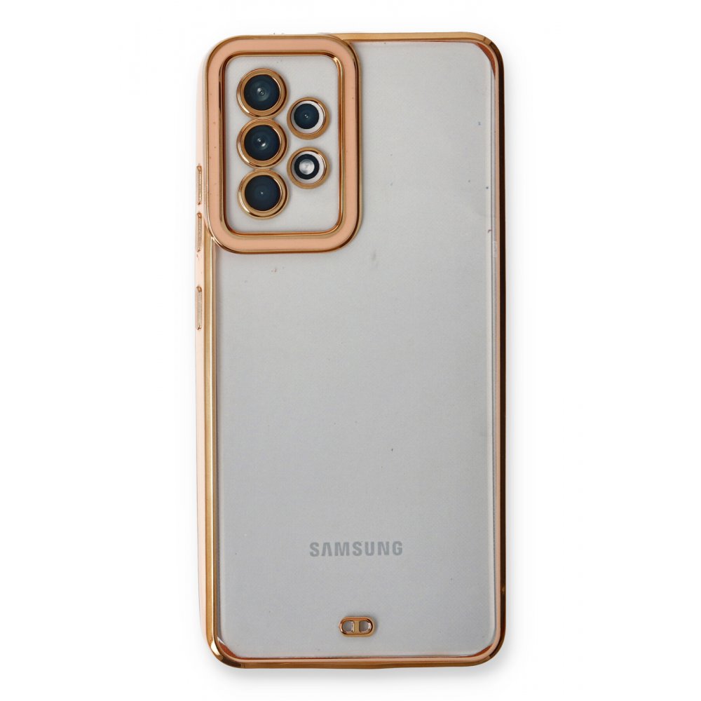  Samsung Galaxy A33 5G Kılıf Liva Lens Silikon - Rose