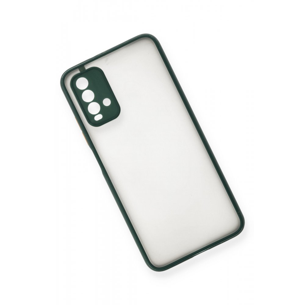 Redmi 9T Kılıf Montreal Silikon Kapak - Yeşil