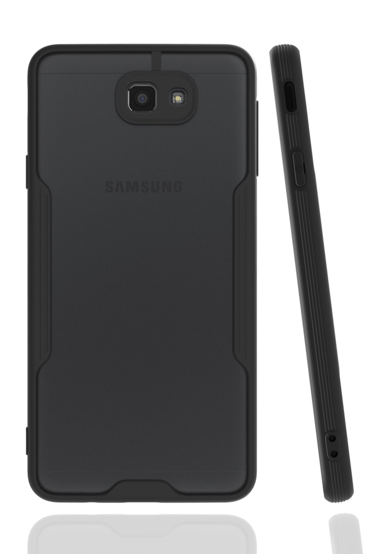  Samsung Galaxy J7 Prime Kılıf Platin Silikon - Siyah